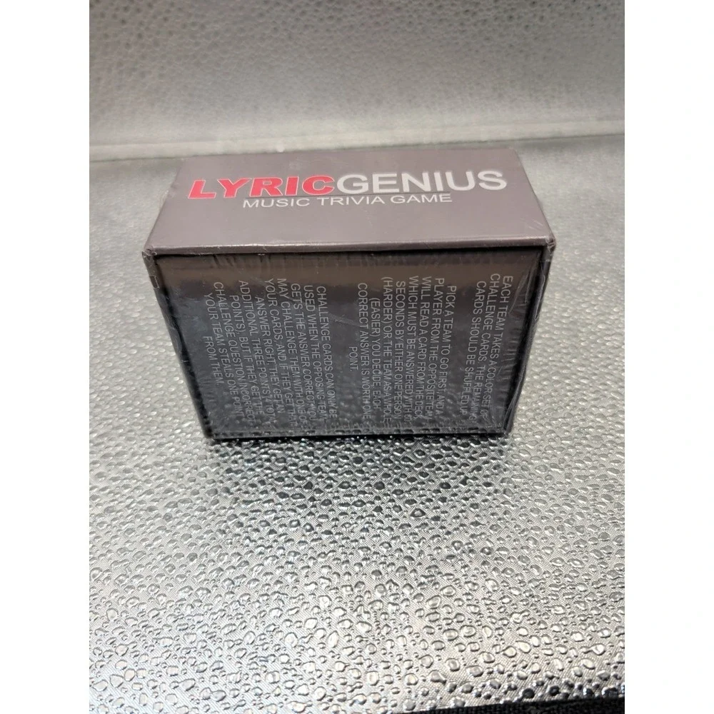 Lyric Genius 90's - 00's Hip Hop Music Trivia‎ Card Game New